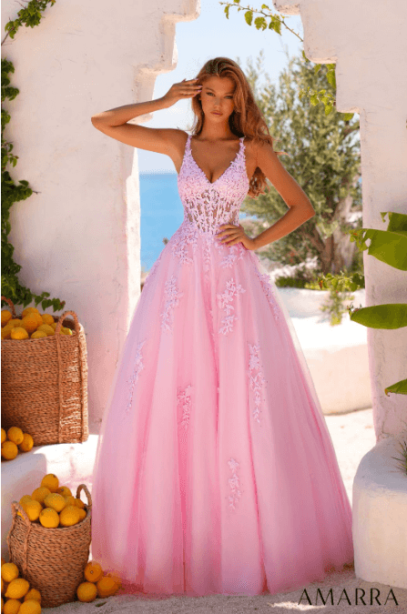 robe de bal rose