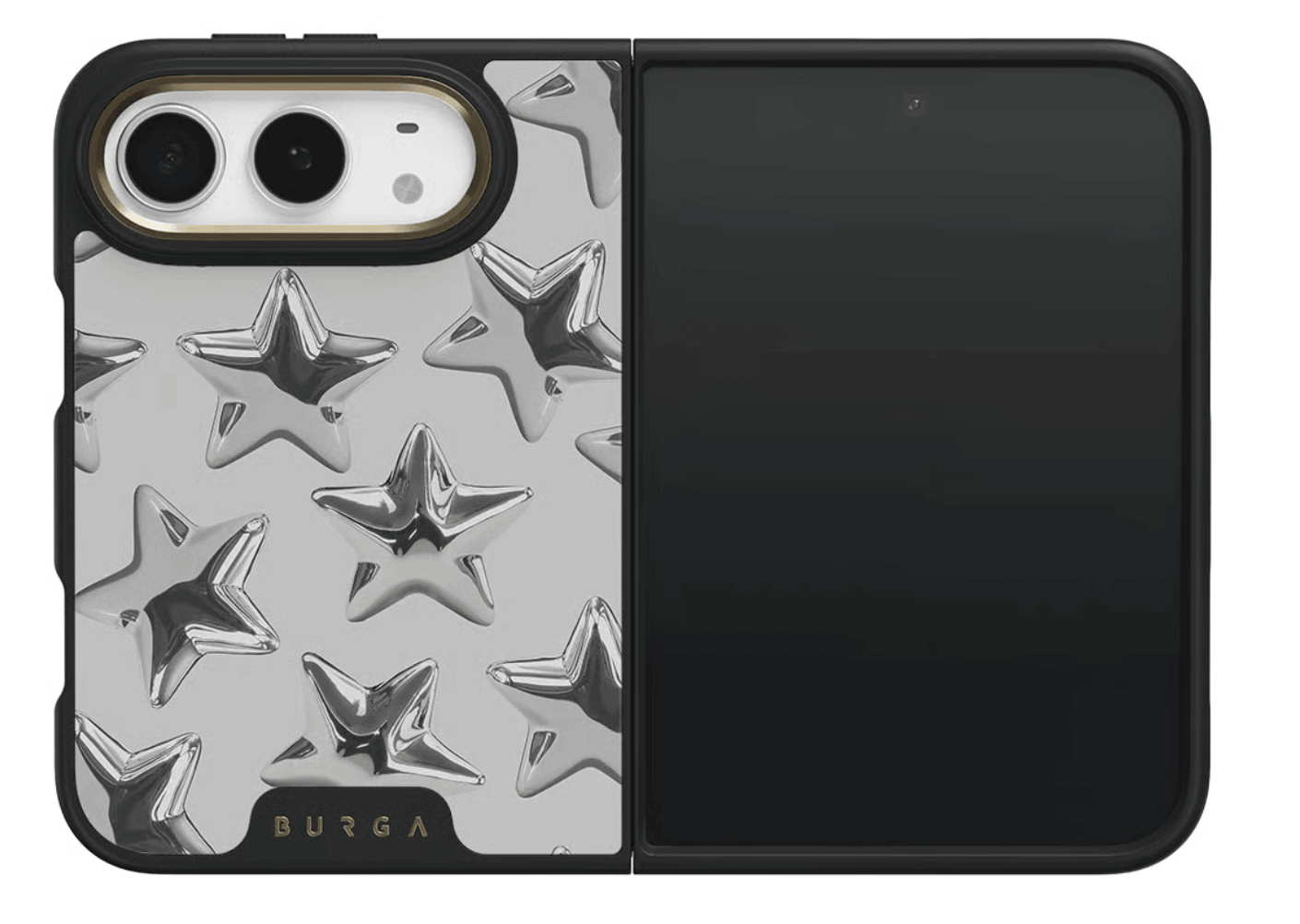 Coque iPhone avant-gardiste avec argent